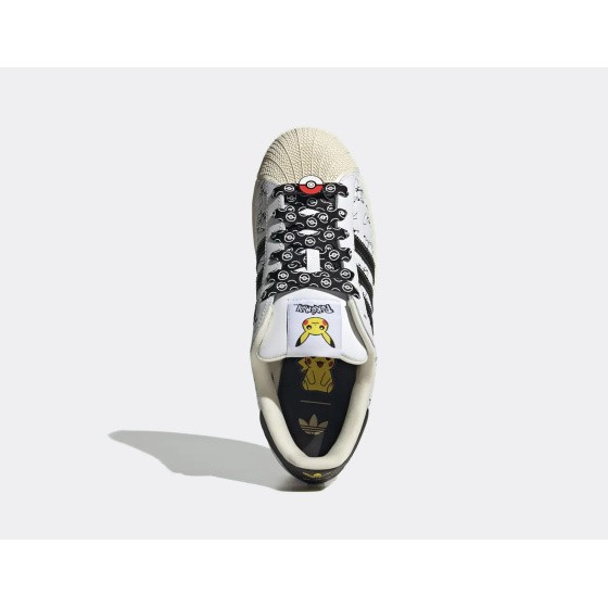 adidas Superstar 2 Pokemon Pikachu White