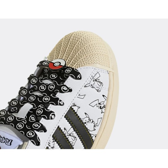 adidas Superstar 2 Pokemon Pikachu White