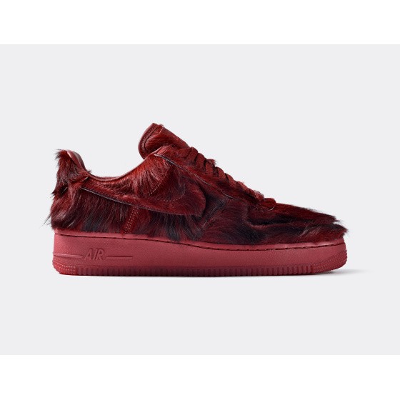 Nike Air Force 1 QS Pony Hair Team Red