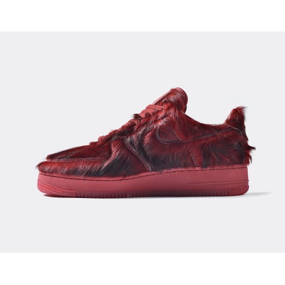 Nike Air Force 1 QS Pony Hair Team Red