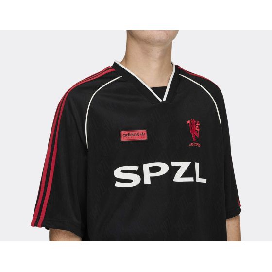adidas Manchester United SPZL FC T-Shirt Black