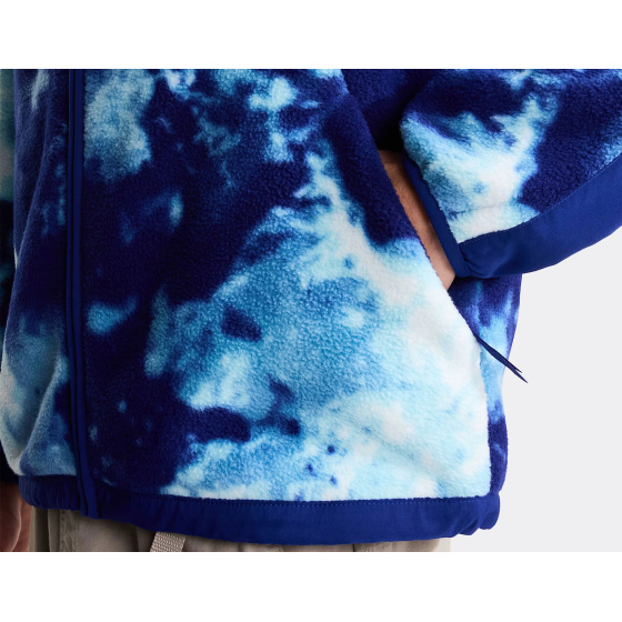The North Face Yumiori Off Peak Printed Fleece Jacket Bold Blue