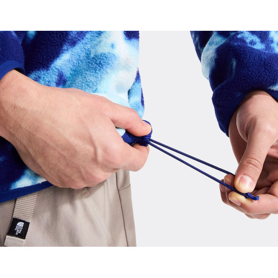 The North Face Yumiori Off Peak Printed Fleece Jacket Bold Blue