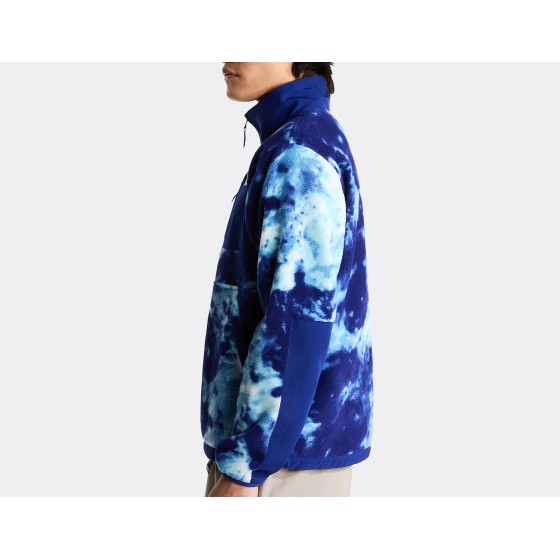 The North Face Yumiori Off Peak Printed Fleece Jacket Bold Blue