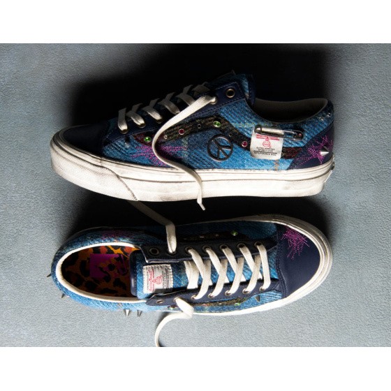 Vans LX Old Skool 36 Harris Tweed Navy