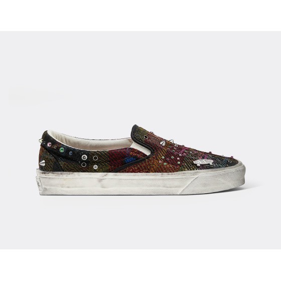 Vans LX Classic Slip-On 98 Harris Tweed Red
