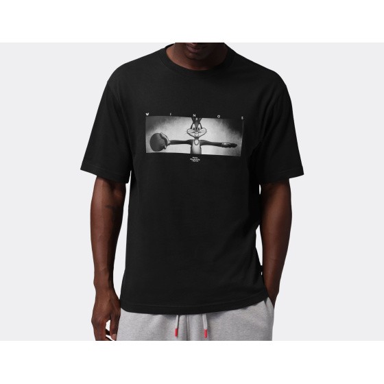 Jordan Brooklyn Space Jam Wings T-Shirt Black