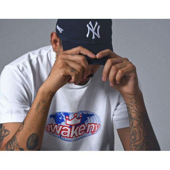 Awake NY Worldwide Static T-Shirt White