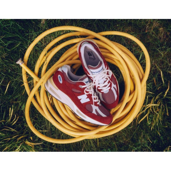 New Balance 991 V2 Vintage Sports Made in UK Karanda Red