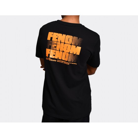 Fenom Tri-Logo T-Shirt - Black