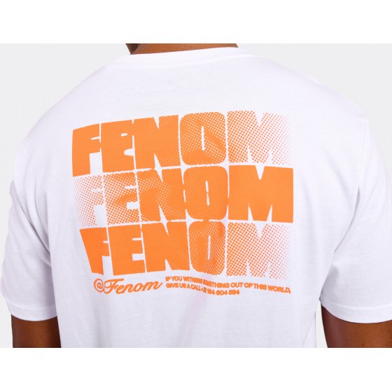 Fenom Tri-Logo T-Shirt - White