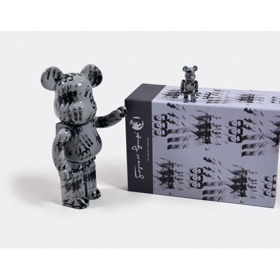 Medicom Toy Bearbrick 100%/400% Andy Warhol - Elvis Presley