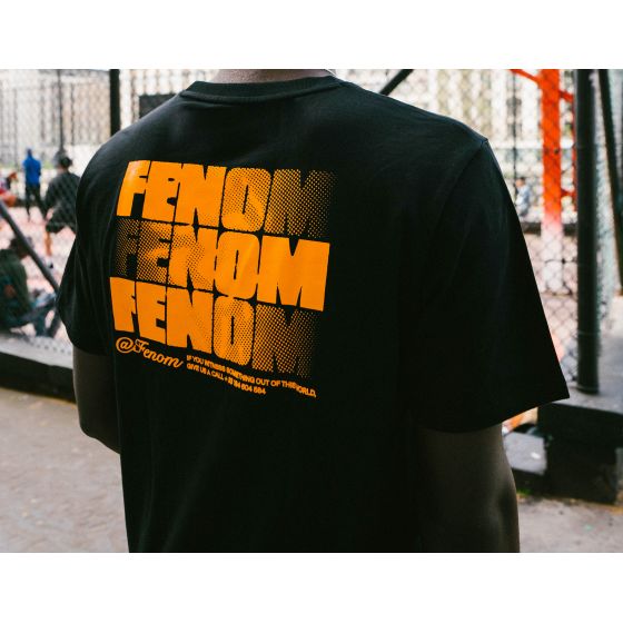 Fenom Tri-Logo T-Shirt - Black
