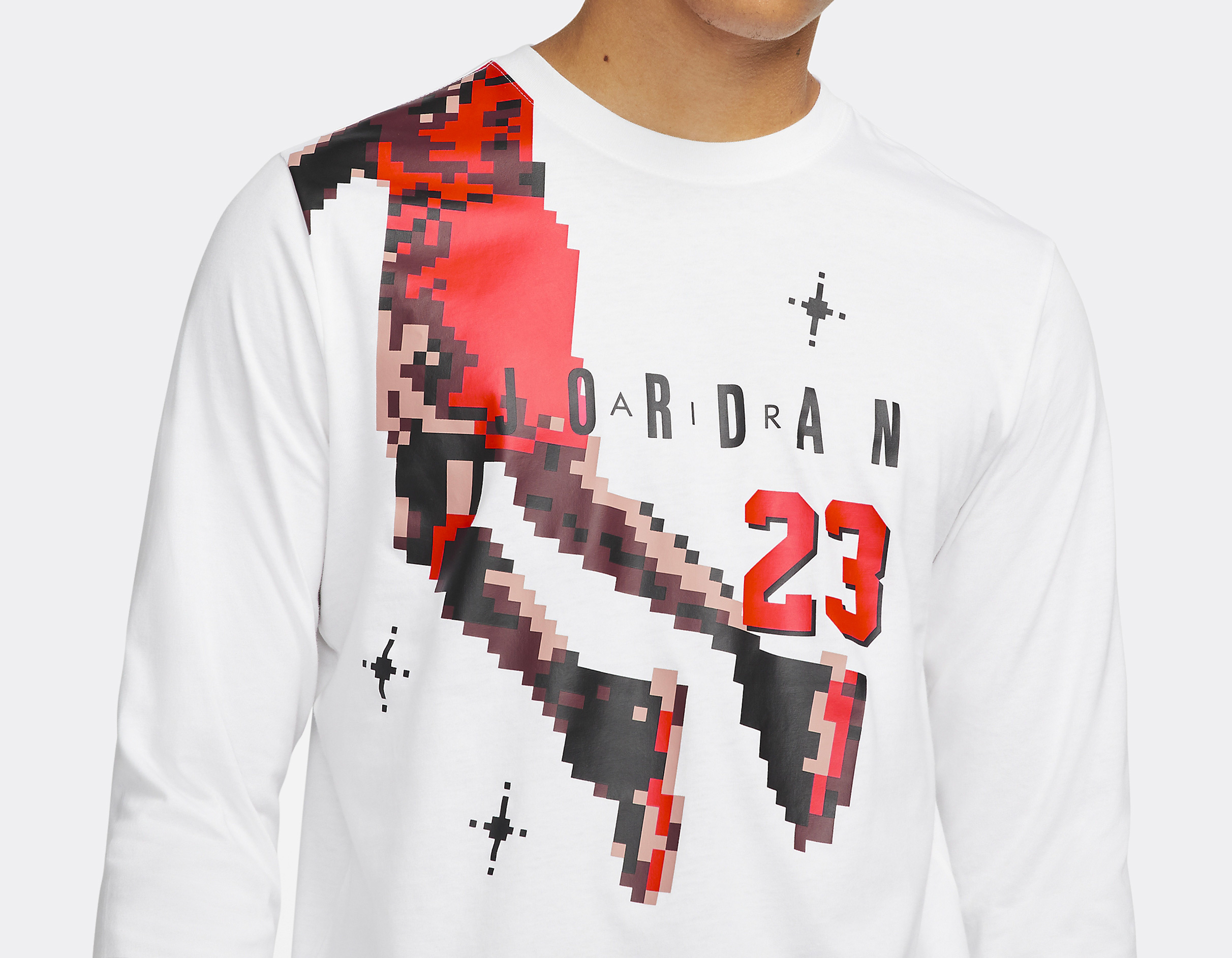Jordan Holiday LS T-Shirt White Chile 