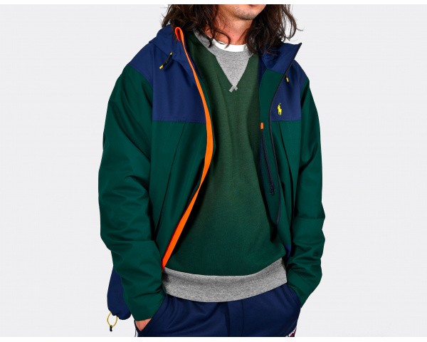 Polo Ralph Lauren Water Resistant Hooded Jacket Hunt Club Green