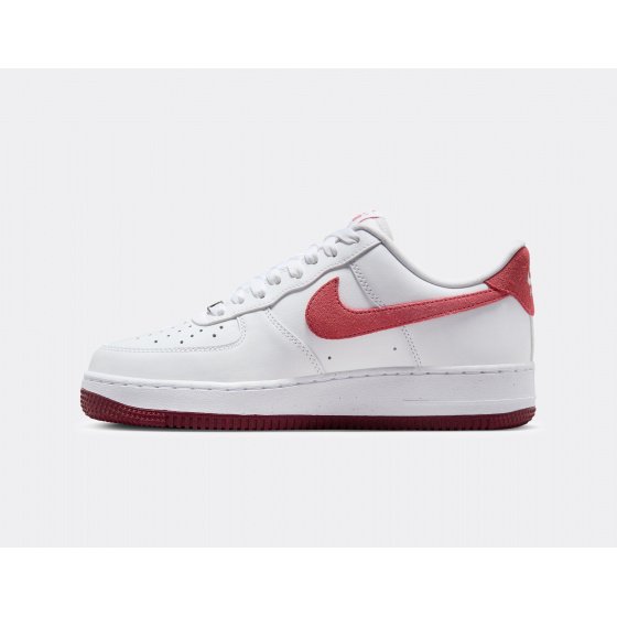 white red nike air force 1