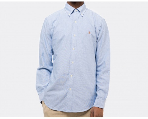 Polo Ralph Lauren Custom Fit Oxford Shirt Blue