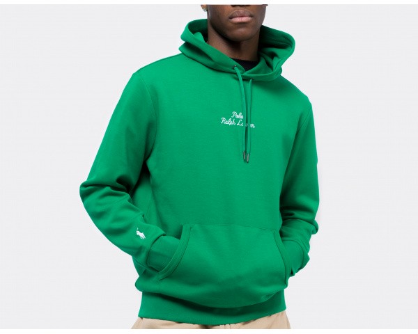 Polo Ralph Lauren Embroidered Logo Hoodie Kayak Green