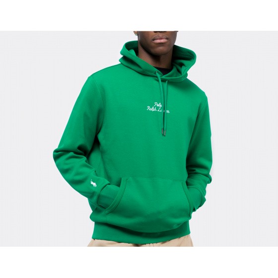 Polo Ralph Lauren Embroidered Logo Hoodie Kayak Green