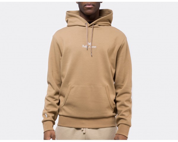 Polo Ralph Lauren Embroidered Logo Hoodie Desert Khaki