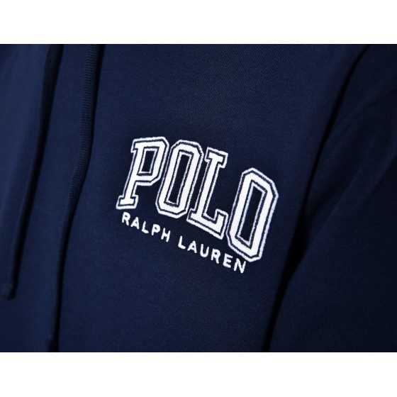 Polo Ralph Lauren Graphic Fleece Hoodie Cruise Navy