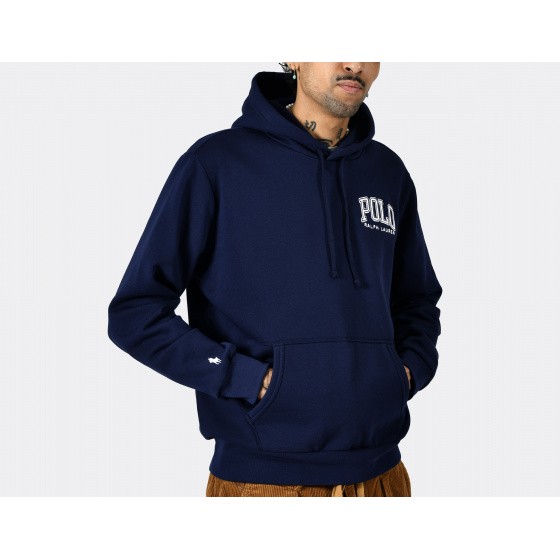 Polo Ralph Lauren Graphic Fleece Hoodie Cruise Navy