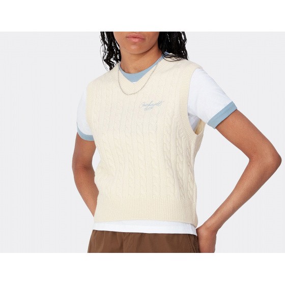 Carhartt WIP W Signature Vest Sweater Natural