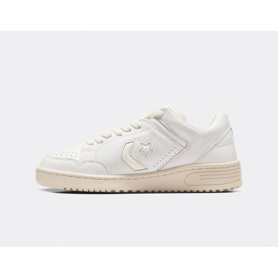 Converse Weapon OX Mono Leather Vintage White