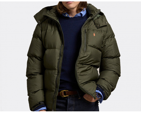 Polo Ralph Lauren Down Jacket Company Olive