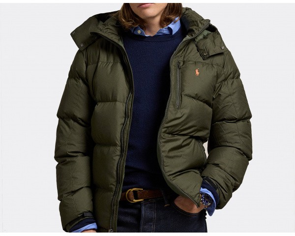 Polo Ralph Lauren Down Jacket Company Olive