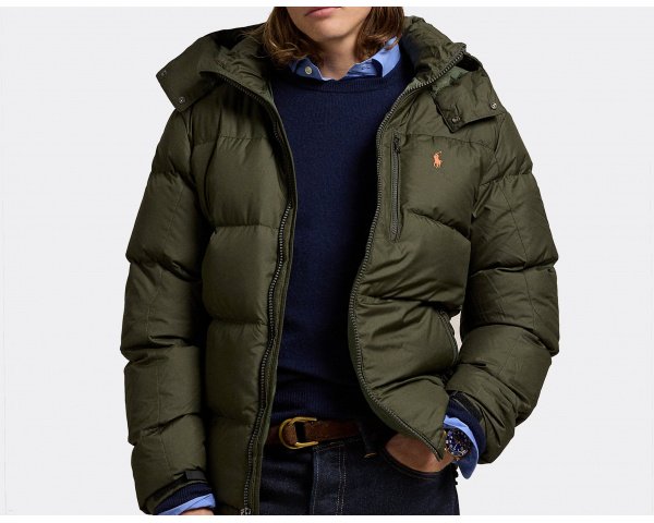 Polo Ralph Lauren Down Jacket Company Olive