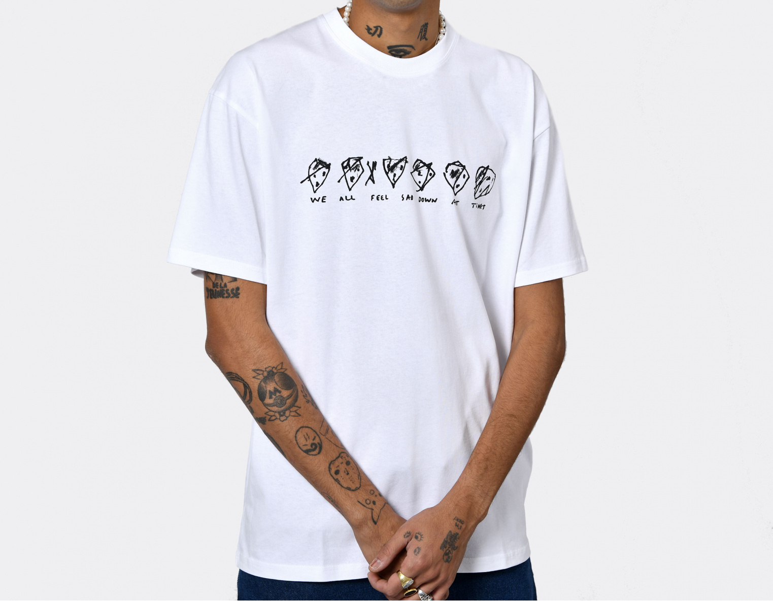 Polar Skate Co Sad At Times T-Shirt White
