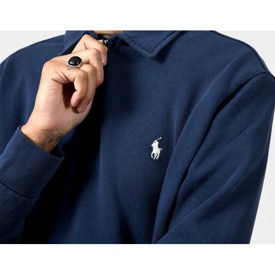 Polo Ralph Lauren Half Zip Longsleeve Sweatshirt Cruise Navy