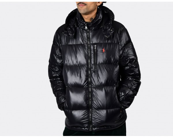 Polo Ralph Lauren Gorham Glossed Down Jacket Black