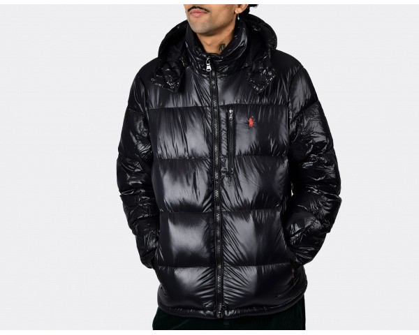 Polo Ralph Lauren Gorham Glossed Down Jacket Black